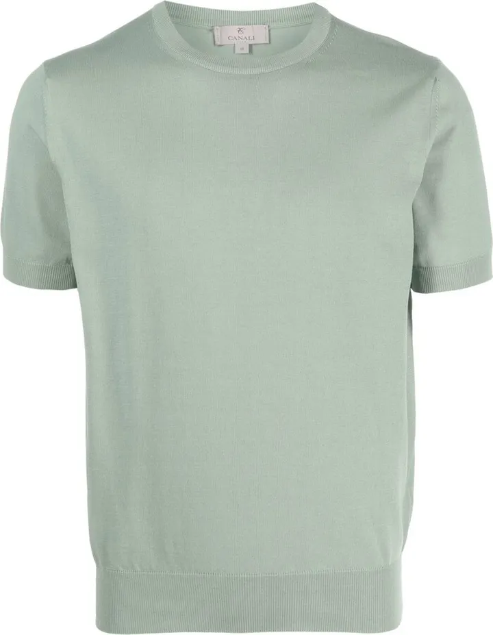 knitted short-sleeved T-shirt
