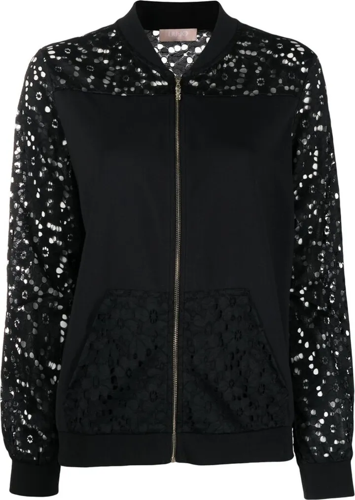 Broderie-Anglaise Bomber Jacket