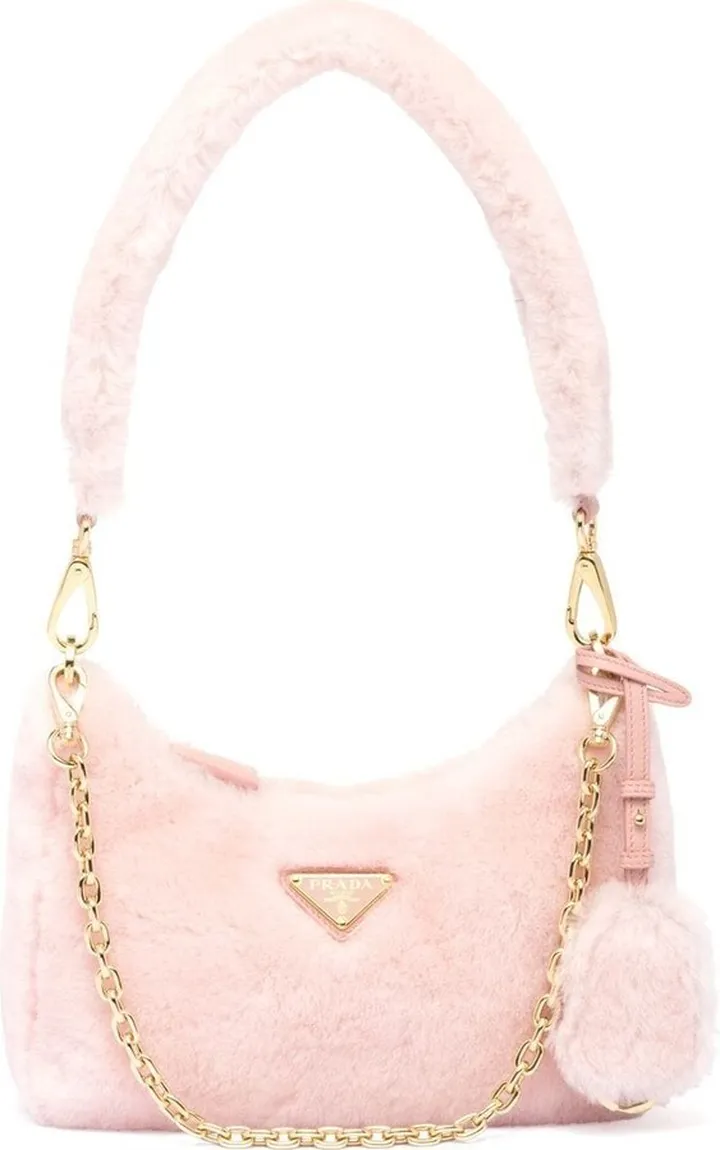 Mini Shearling Shoulder Bag