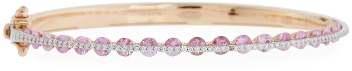 Marea 18k Rose Gold Diamond & Sapphire Bracelet