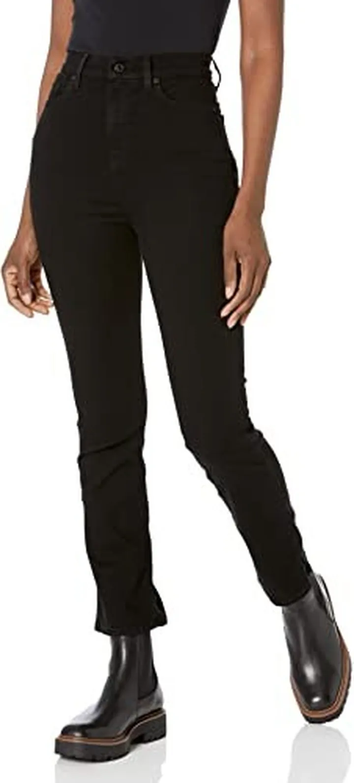 7 For All Mankind Women's High-Waist Slim Kick Jeans