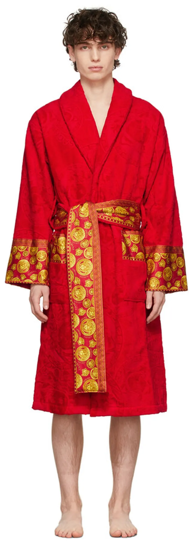 Versace Red Medusa Amplified Robe