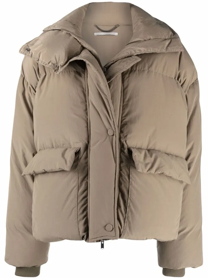 Funnel-Neck Puffer Jacket