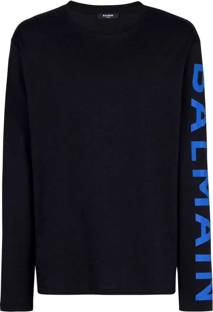 logo-print organic-cotton T-shirt