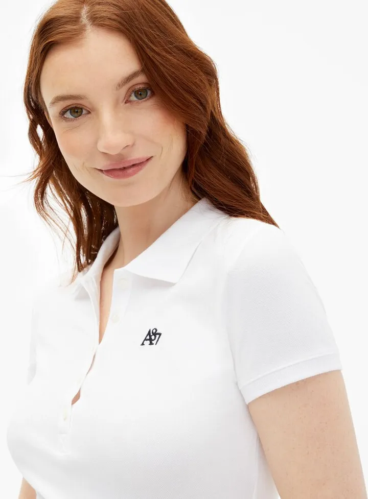 Aeropostale Women's A87 Solid Piquac Polo