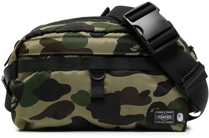 Camouflage-Print Belt Bag