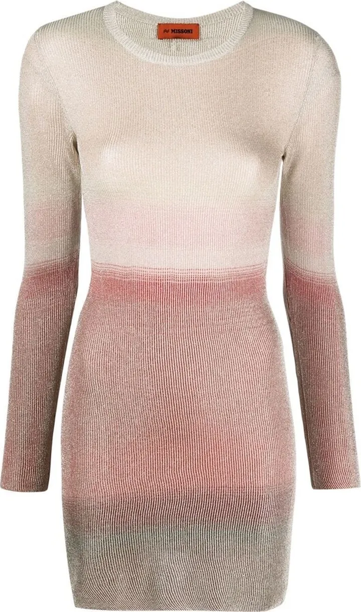 Gradient-Effect Minidress