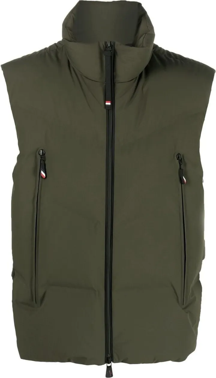 Logo-Print Padded Gilet