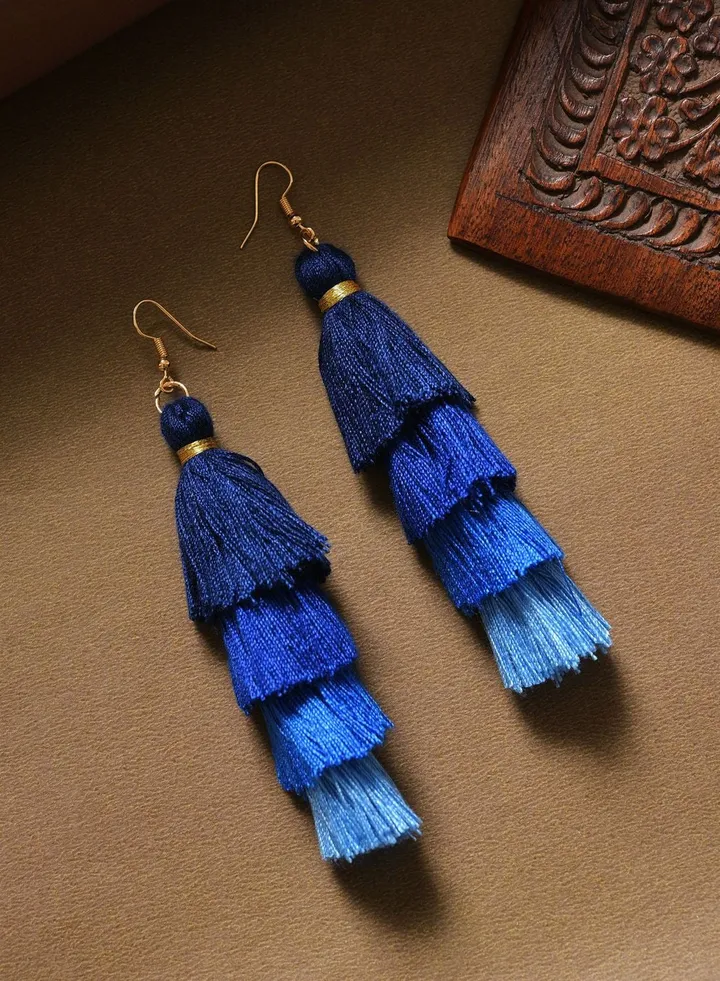 Gold Plated Designer Drop Earring