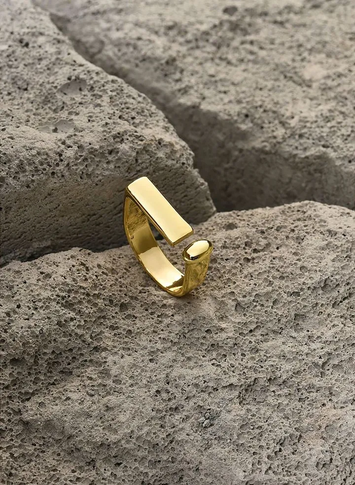 Gold Plated Designer Stud