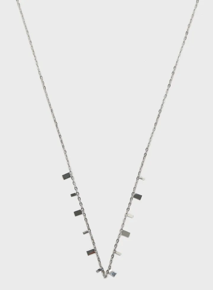 Reeeva Pearl Circle Star Pendant Necklace