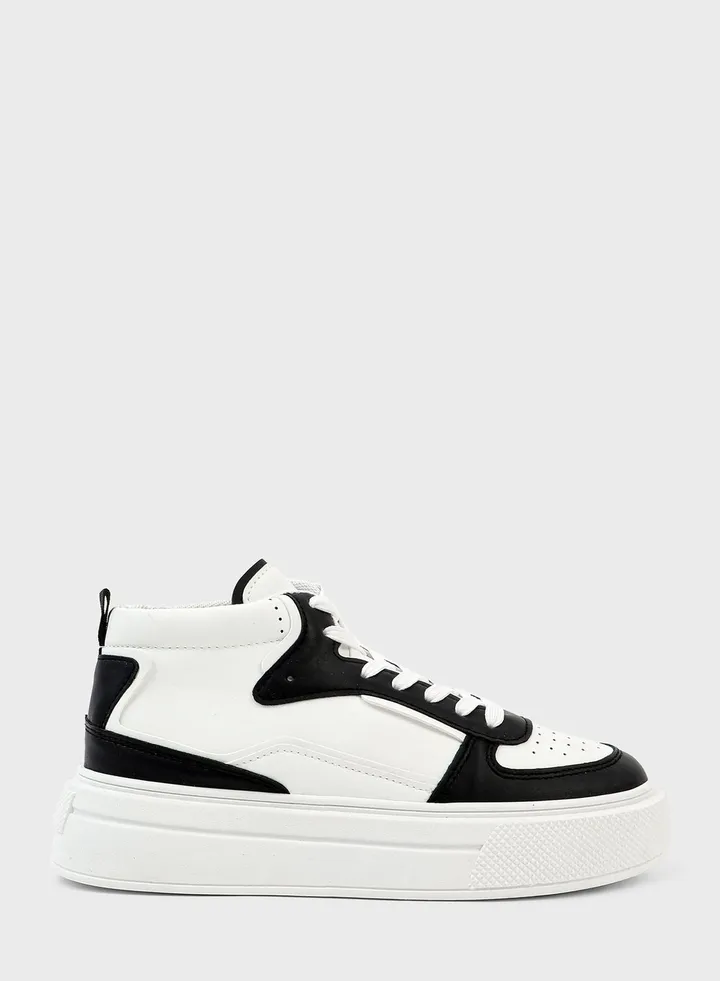 Lace Up High Top Sneakers