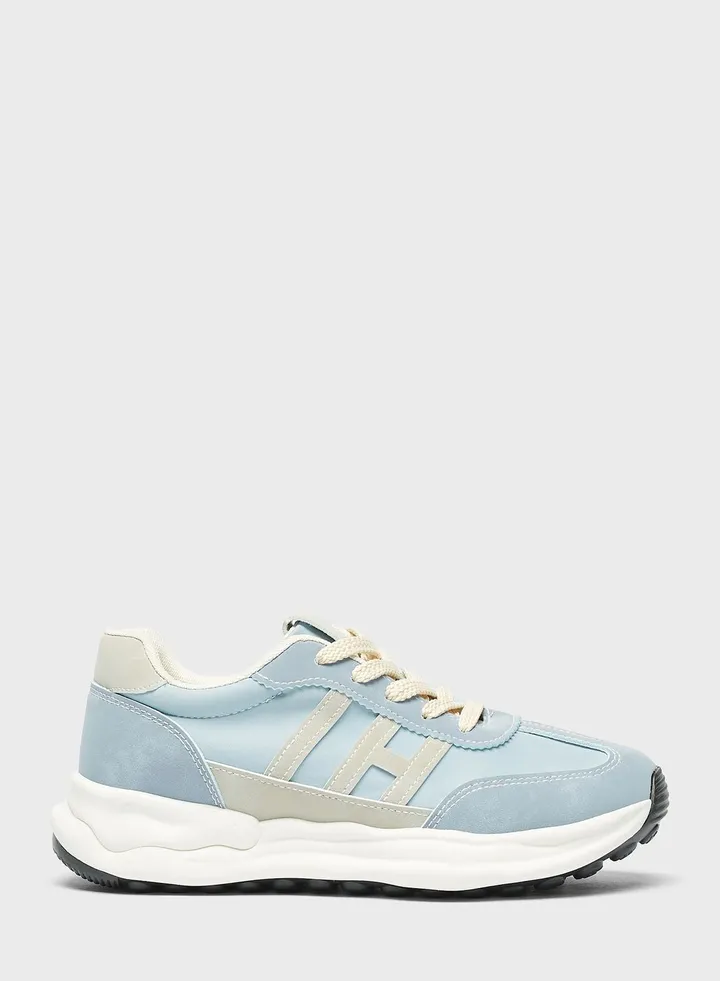 Lace Up Low Top Sneakers