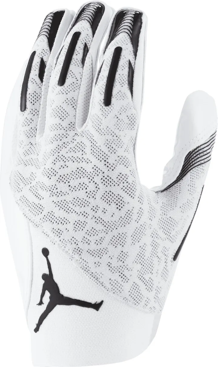 Jordan Knit Football Gloves in White