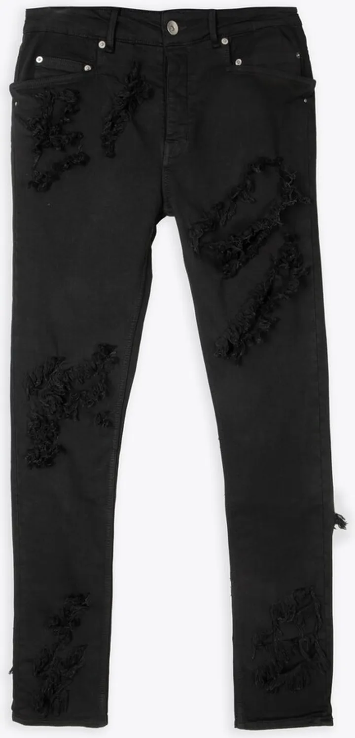 Tyrone Cut Black Skinny Denim Pant - Tyrone Cut