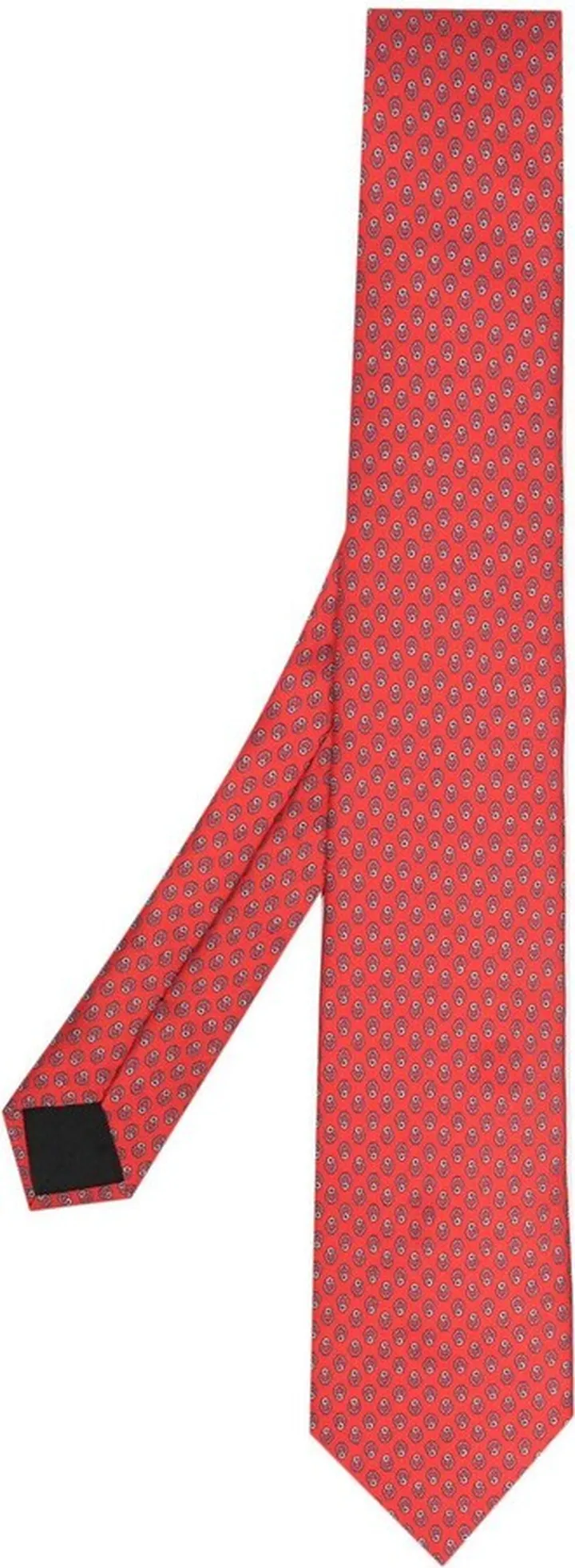 Embroidered Silk Tie