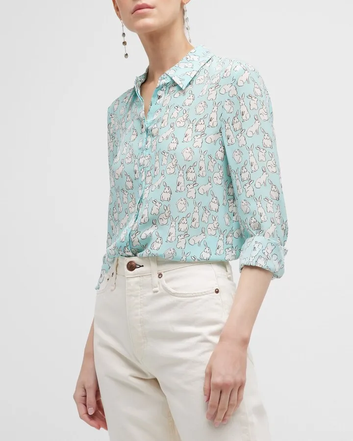 Luv Bunny Willa Silk Blouse