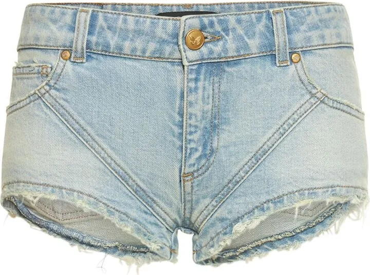 Low waist denim hot mini shorts