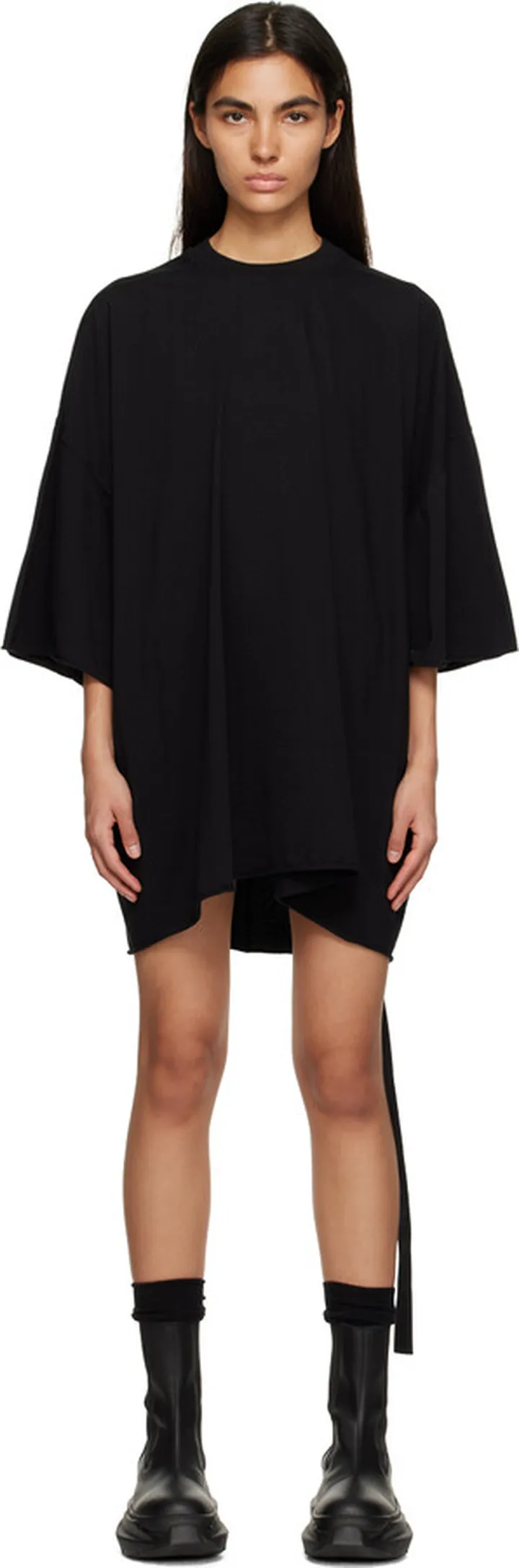 Rick Owens DRKSHDW Black Tommy Minidress