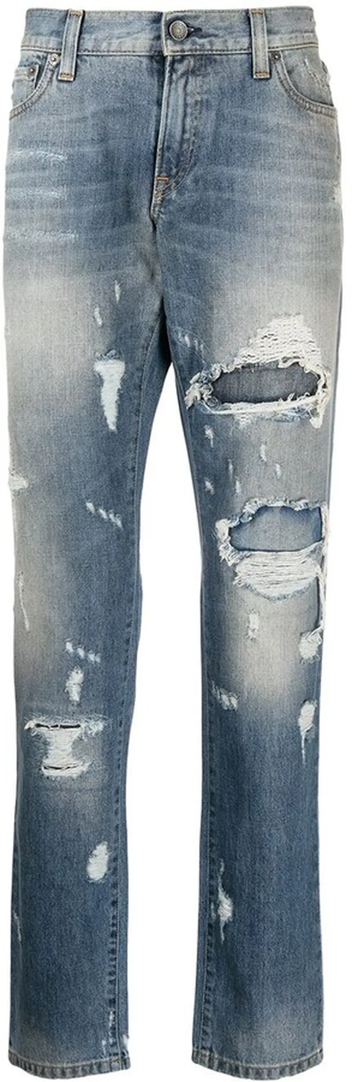 Ripped-Detail Jeans