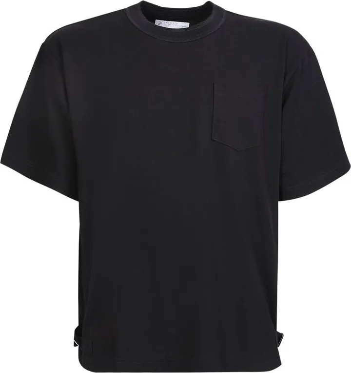 Sacai Buckle Detailed Crewneck T-Shirt
