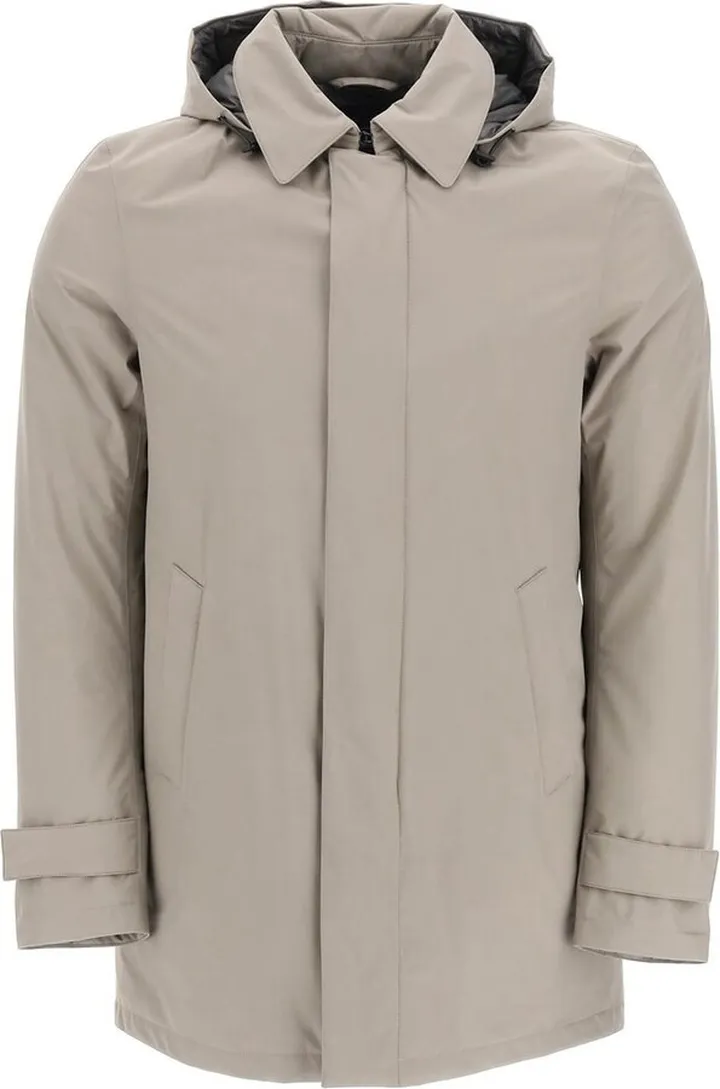 Herno Long-Sleeved Hooded Parka