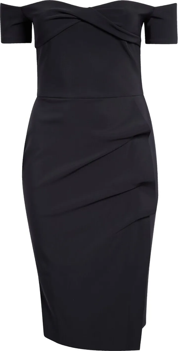 Selandre Off the Shoulder Sheath Cocktail Dress