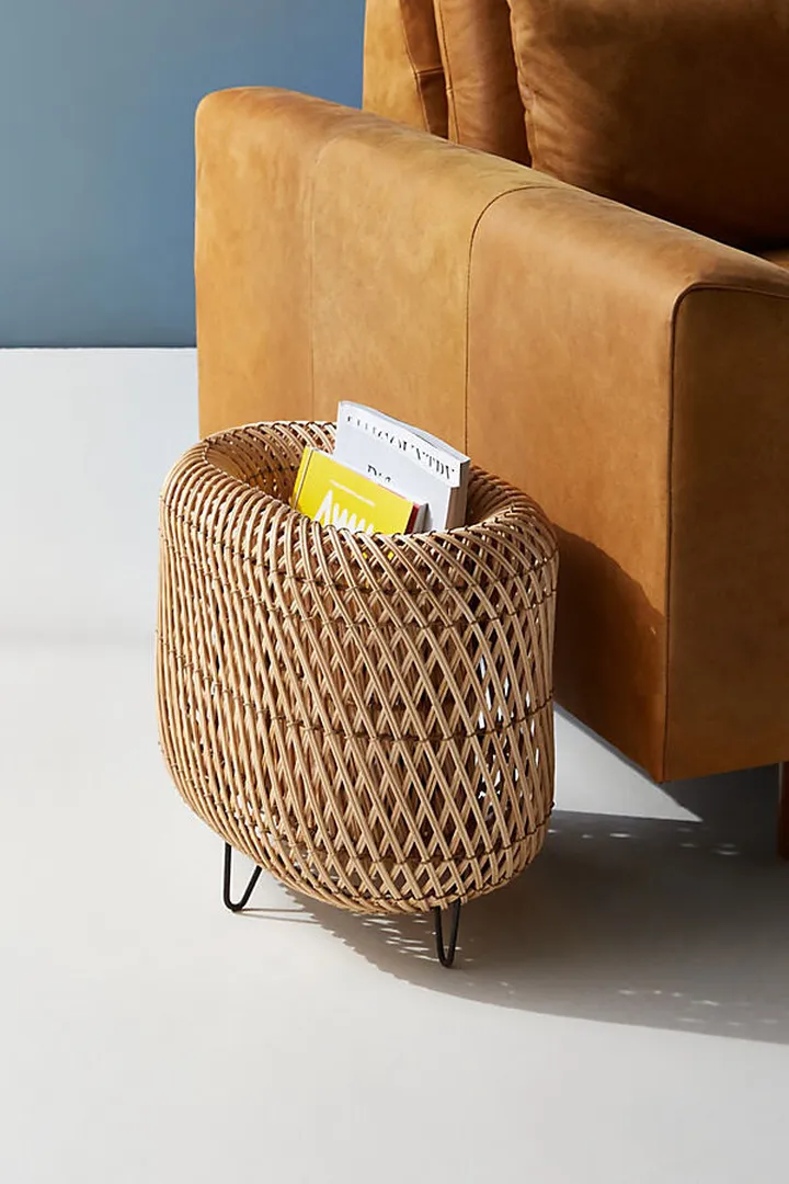 Maldonado Rattan Basket Beige