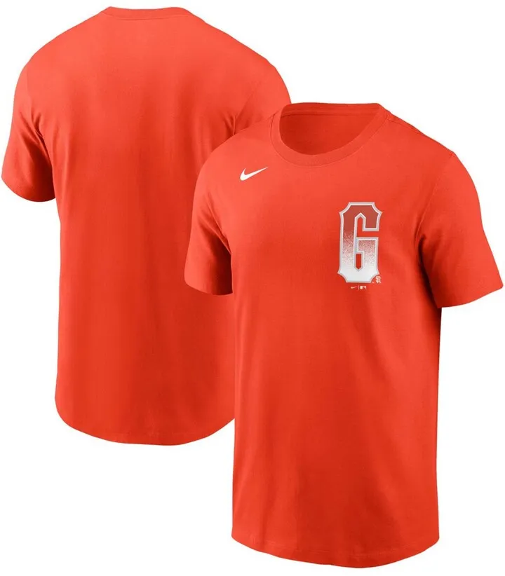 Men's Orange San Francisco Giants 2021 City Connect Wordmark T-shirt