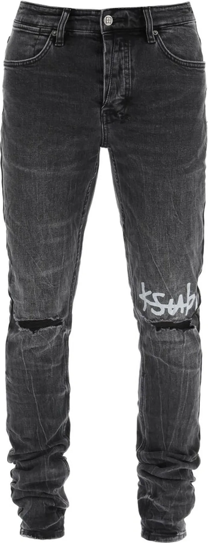 Ksubi 'van Winkle 1999 Black' Skinny Jeans