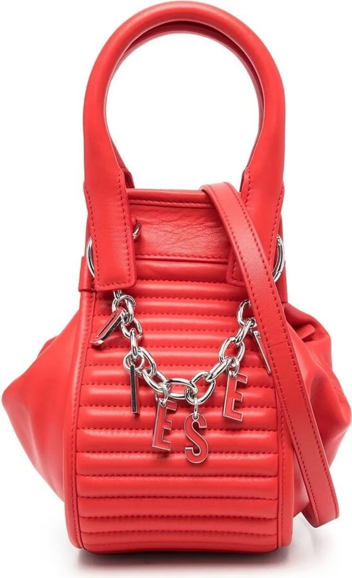 Logo-Charm Detail Tote Bag