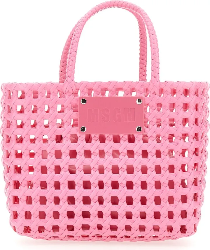 Small Woven Mesh Shopping Bag