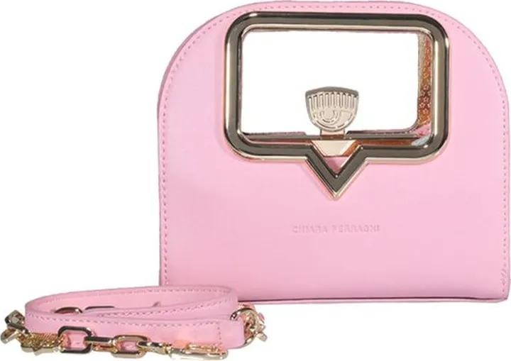 Chiara Ferragni Logo Embossed Cut-Out Tote Bag