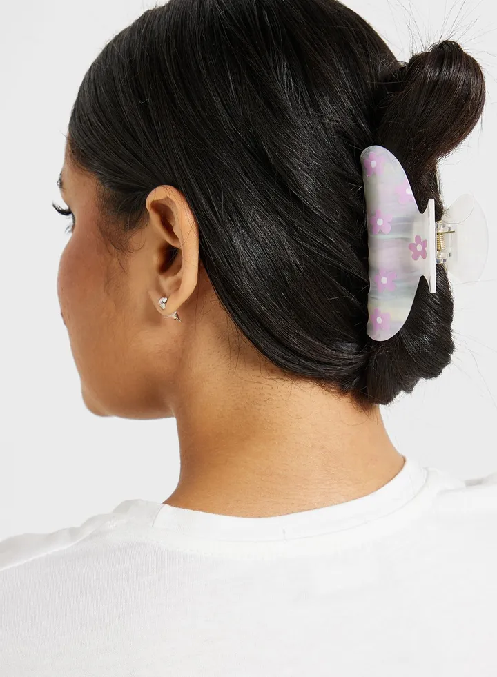 Floral Hair Claw Clip