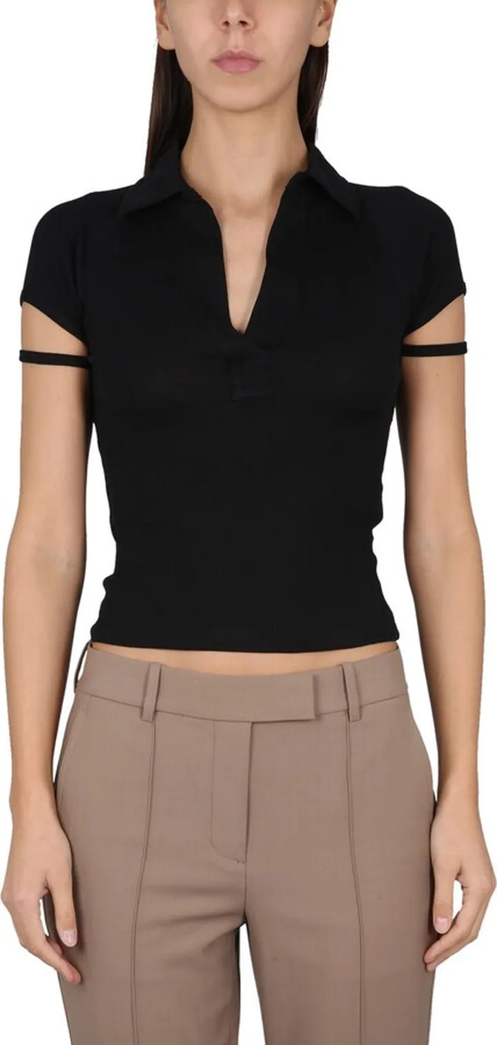 V-neck Polo Shirt