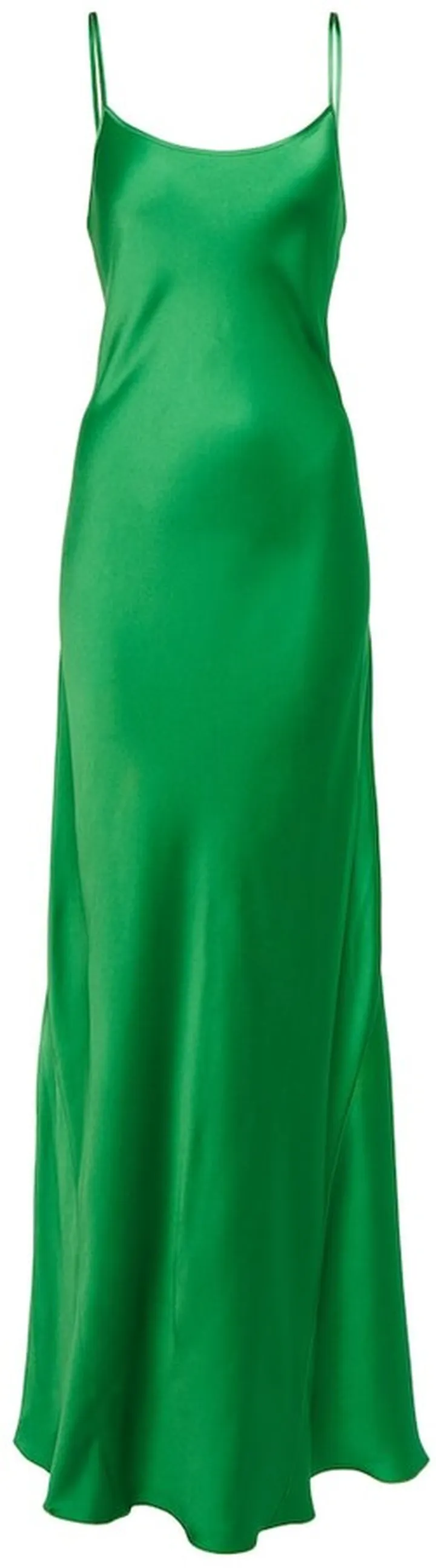 Satin slip maxi dress