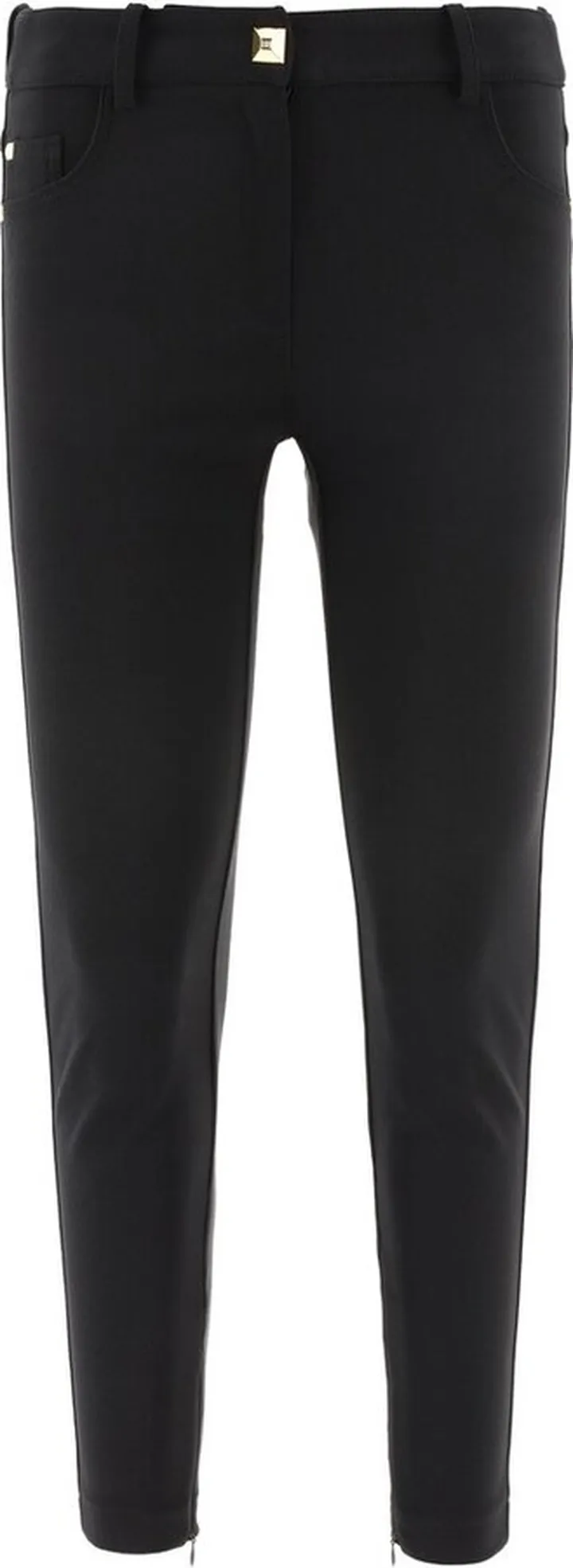 Elisabetta Franchi Low-Rise Slim-Cut Cropped Trousers
