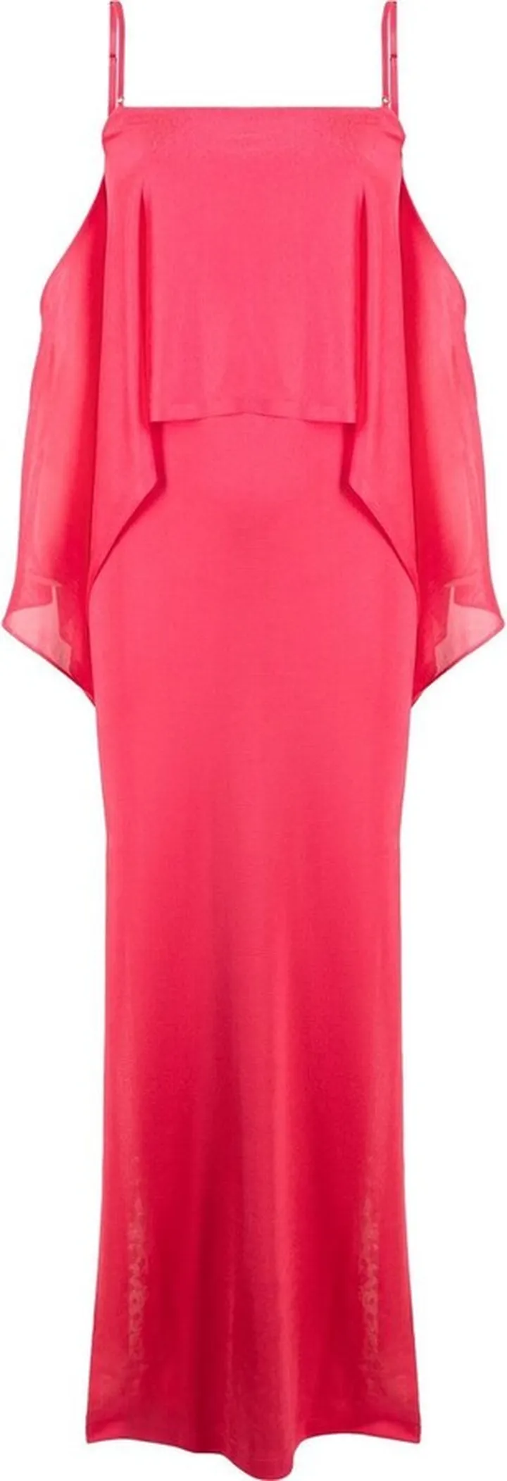 Off-Shoulder Ruffle-Detail Dress