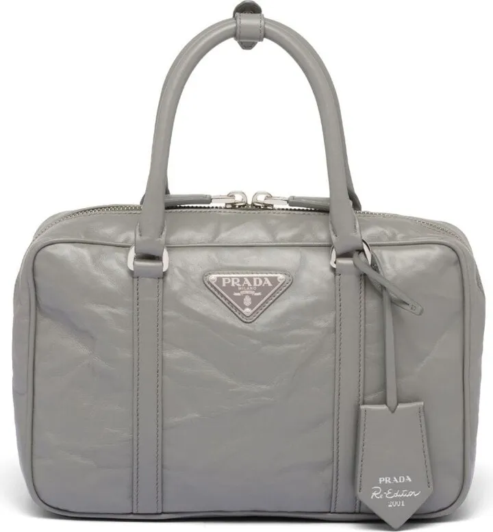 Medium Logo-Plaque Tote Bag