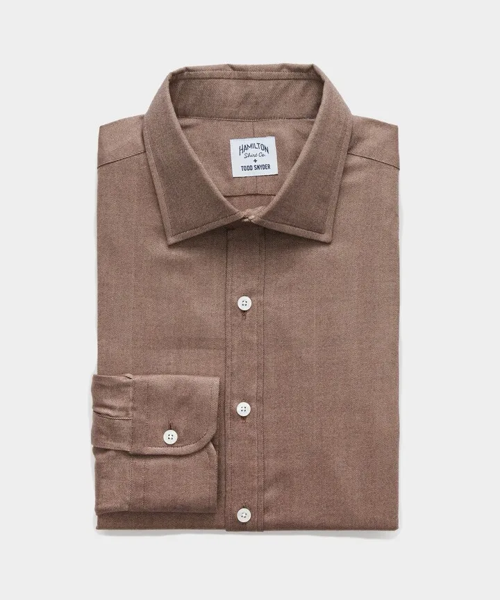 Hamilton + Todd Snyder in Brown Herringbone