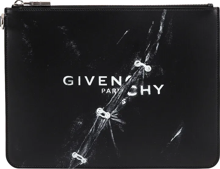 Leather pochette