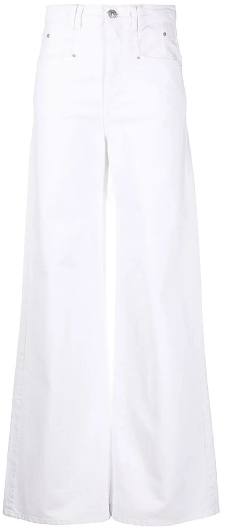 Lemony wide-leg jeans
