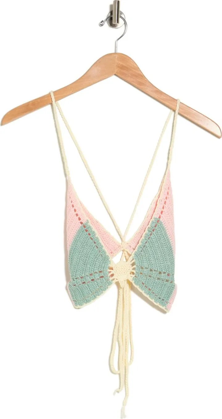 Crochet Butterfly Halter Top