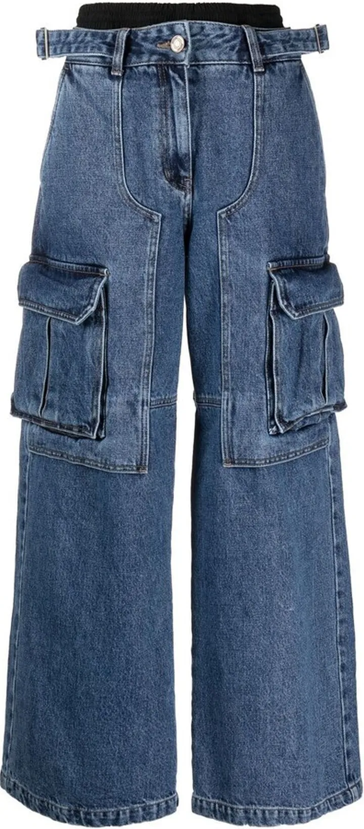 Cropped Straight-Leg Trousers