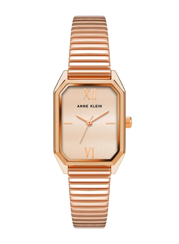 Rose Gold Square Watch