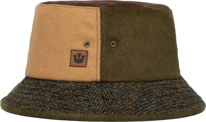 Patchy Colorblock Bucket Hat