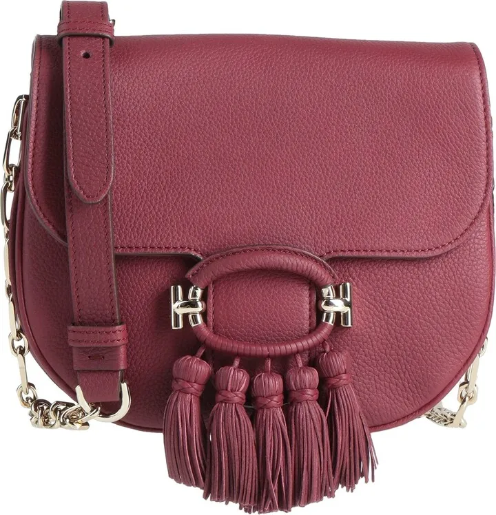 Cross-body Bag Burgundy