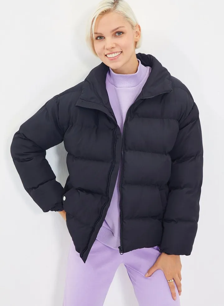 High Neck Puffer Coat