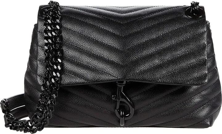 Rebecca Minkoff Edie Crossbody (Black 4) Cross Body Handbags