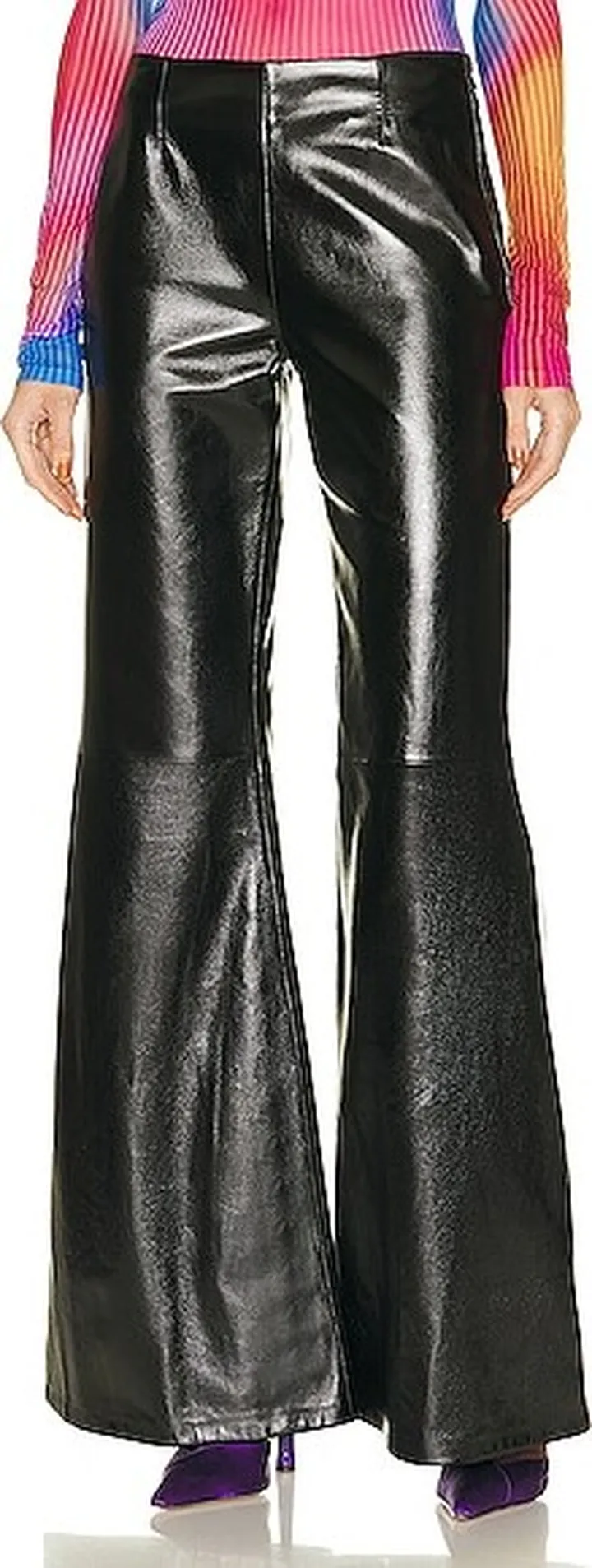 Acne Studios Leather Pant in Black